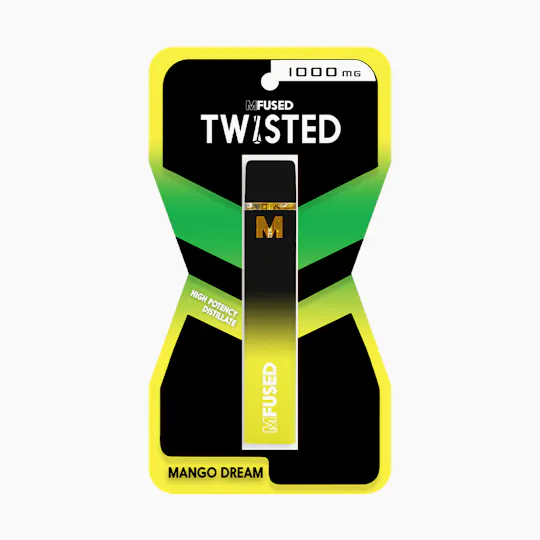 Super Fog by MFused - TWISTED Disposable Vape - Mango Dream - 1