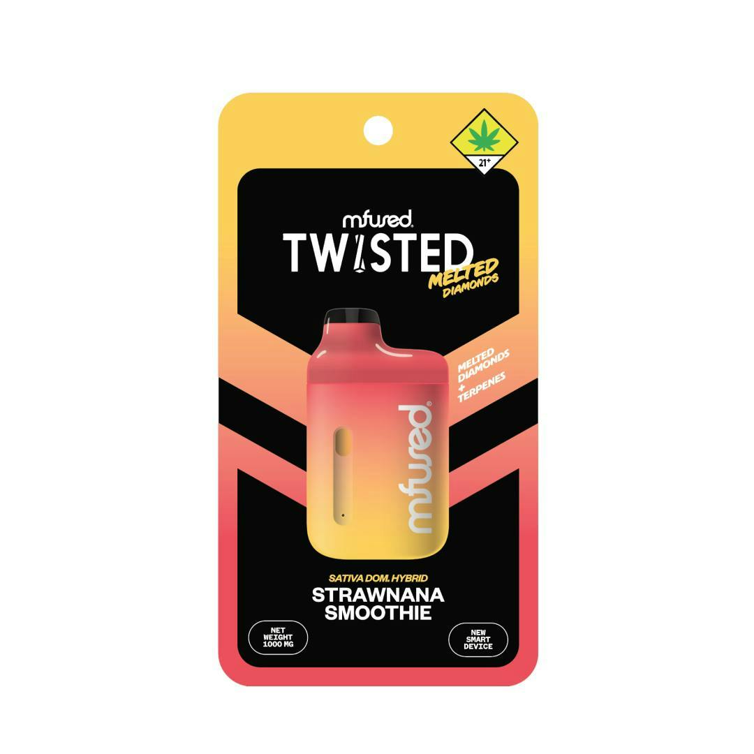 Super Fog by MFused - TWISTED Melted Diamonds Jefé - Strawnana Smoothie - 1