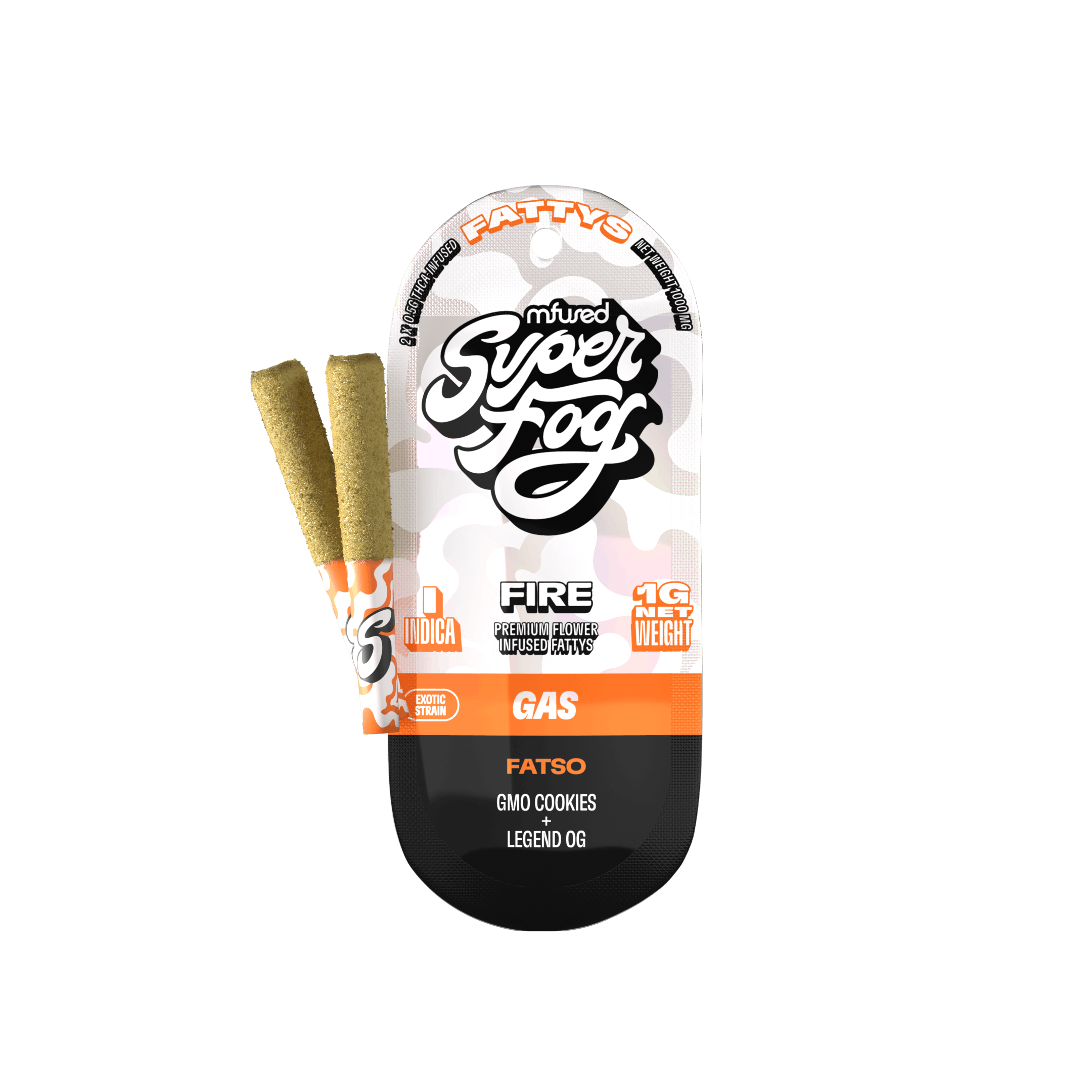 Super Fog by MFused - FIRE Infused Fattys 2pk - Fatso - 1