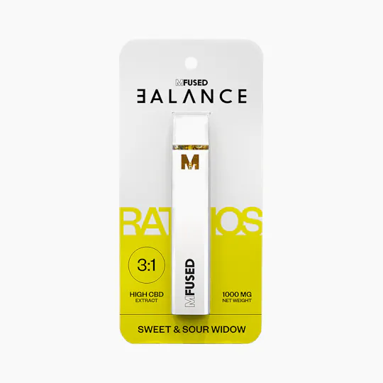 Super Fog by MFused - BALANCE Disposable Vape - 3:1 Sweet & Sour Widow - 1