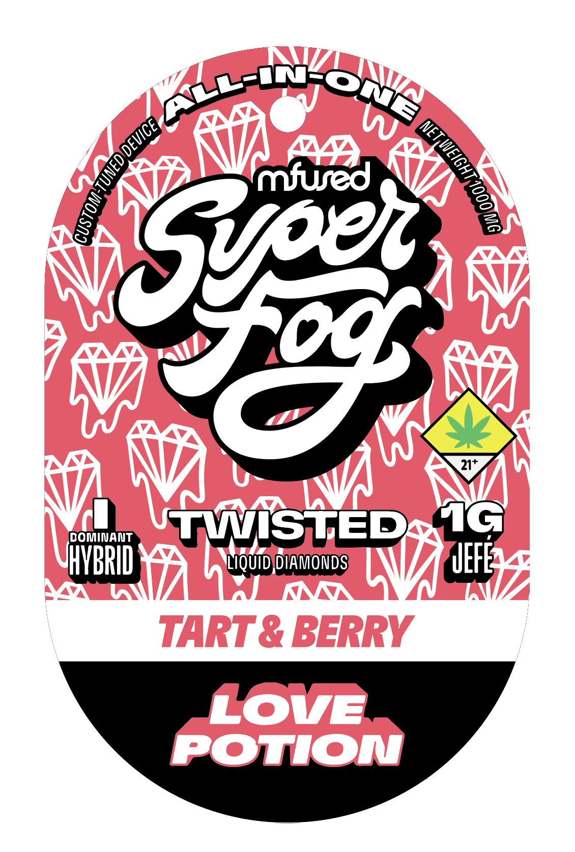 Super Fog by MFused - TWISTED Liquid Diamonds 1g Jefé - Love Potion - 1