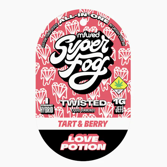 Super Fog by MFused - TWISTED Liquid Diamonds 1g Jefé - Love Potion - 1