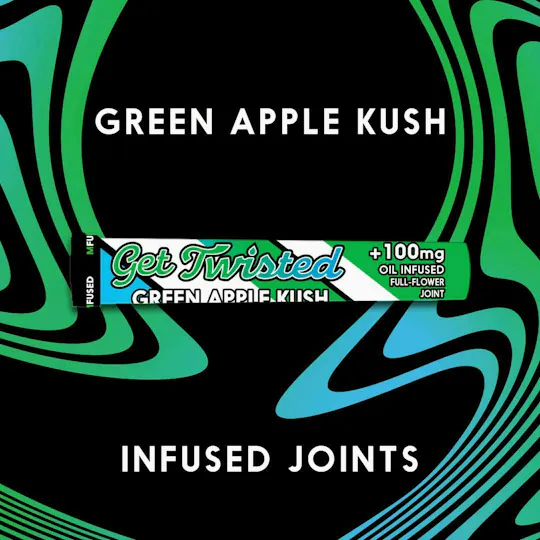Super Fog by MFused - TWISTED Infused Pre-roll: Green Apple Kush - 1