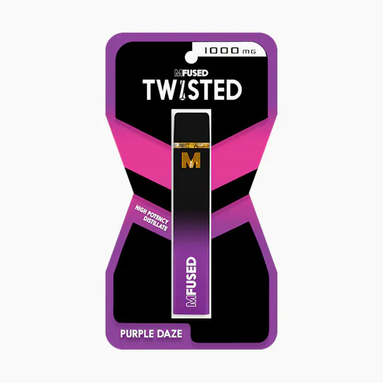 Super Fog by MFused - TWISTED Disposable Vape - Purple Daze - 1