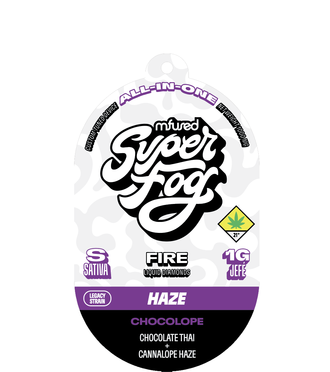 Super Fog by MFused - FIRE Liquid Diamonds 1g Jefé - Chocolope - 1