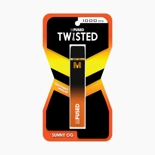 Super Fog by MFused - TWISTED Disposable Vape - Sunny OG - 1