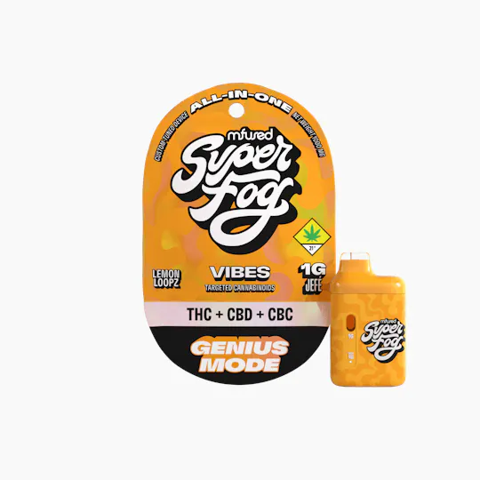 Super Fog by MFused - VIBES Targeted Cannabinoids 1g Jefé - Genius Mode - 1