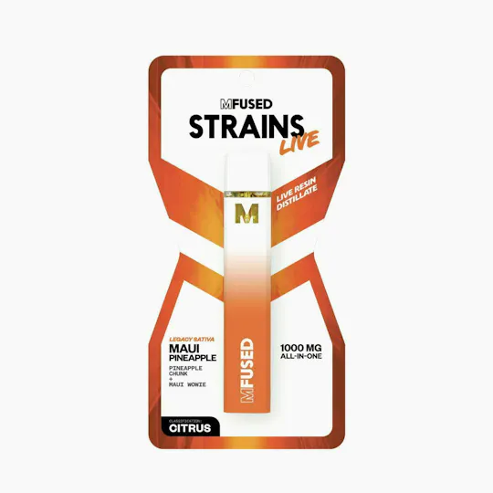 Super Fog by MFused - Maui Pineapple - STRAINS Live Resin Disposable - 1
