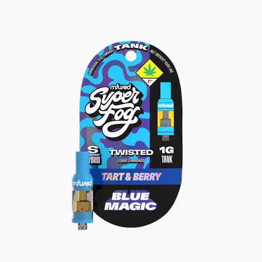 Super Fog by MFused - TWISTED Liquid Diamonds 1g Tank - Blue Magic - 1