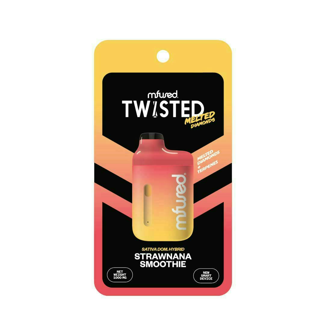 Super Fog by MFused - Strawnana Smoothie - TWISTED Melted Diamonds Jefe - 1