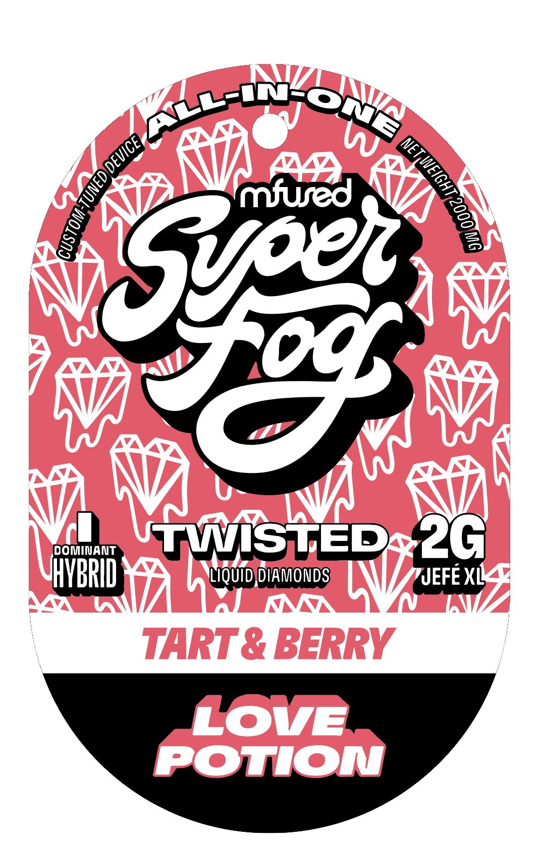 Super Fog by MFused - TWISTED Liquid Diamonds 2g Jefé - Love Potion - 1