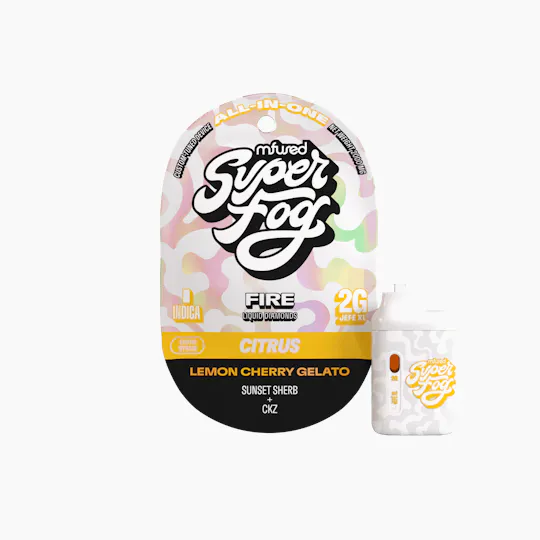 Super Fog by MFused - FIRE Liquid Diamonds 2g Jefé - Lemon Cherry Gelato - 1