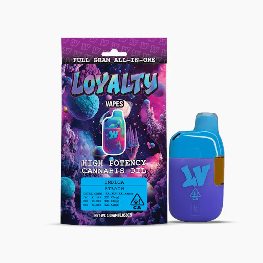 Loyalty Vapes - Loyalty Vapes | Bubble Gum | Disposable | 1g - 1