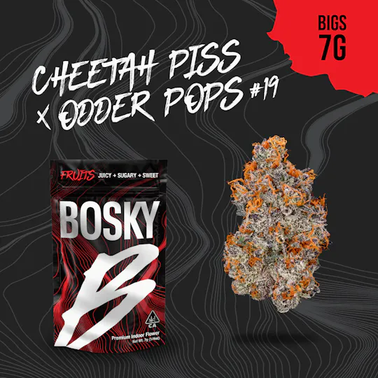 Bosky Genetics - BOSKY | Cheetah Piss & Odder Popz #19 | Big Buds | Fruits | 7g - 1