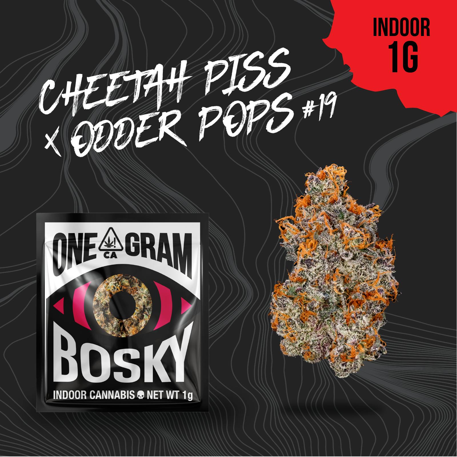 Bosky Genetics - BOSKY | Cheetah Piss & Odder Popz #19 | Fruits | 1g - 1