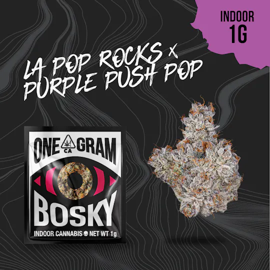 Bosky Genetics - BOSKY | LA Pop Rocks x Purple Push Pop | Purps | 1g - 1