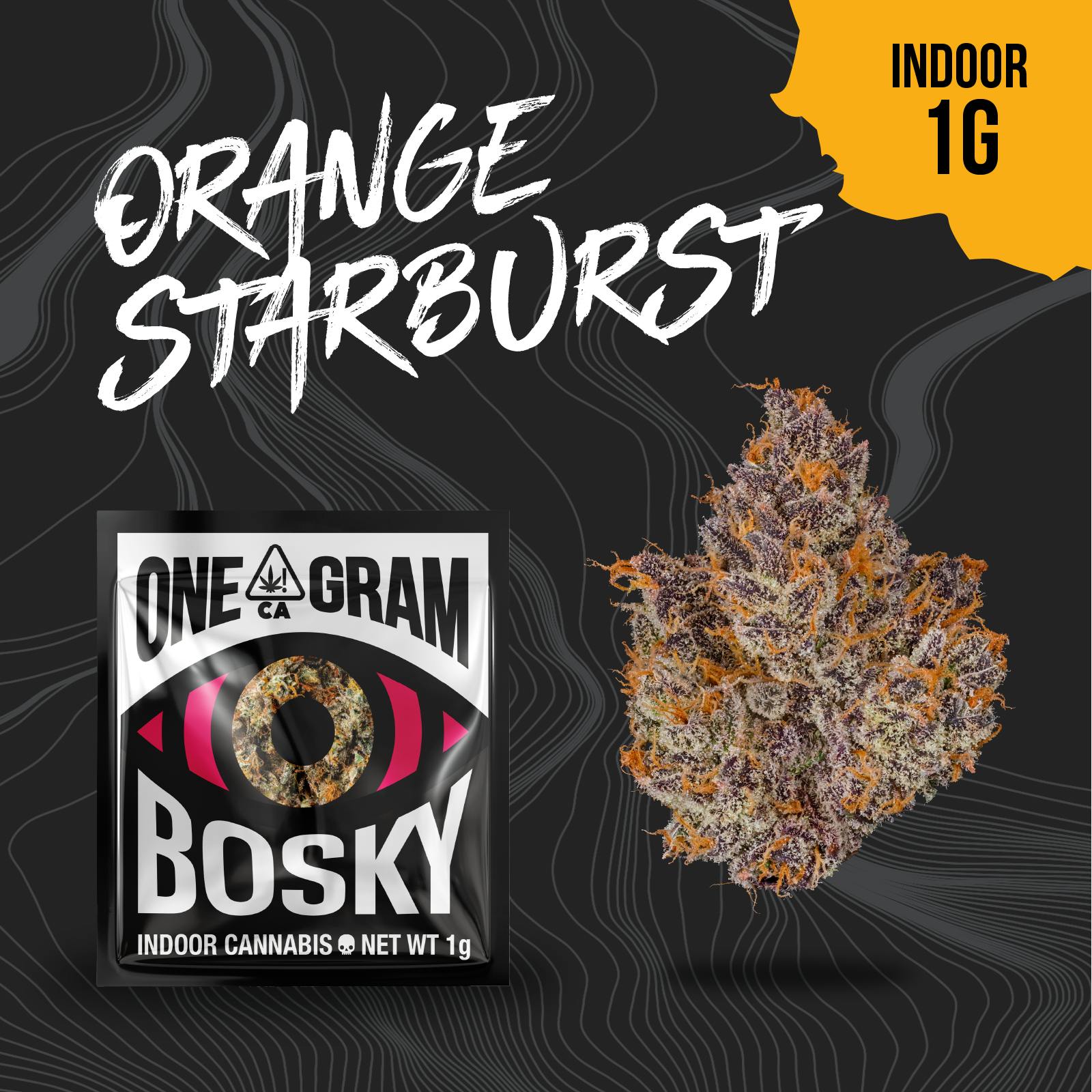 Bosky Genetics - BOSKY | Orange Starburst | Citrus | 1g - 1