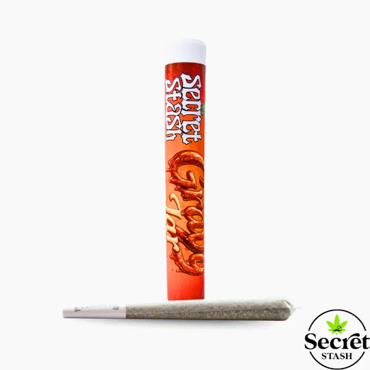 Secret Stash - Secret Stash | Full Bud Pre Roll | Gravy Jar | 1.2g - 1