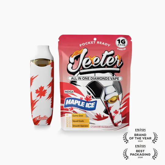 Jeeter - Jeeter WC 26 | All-In-One Diamonds Vape | Maple Ice - 1