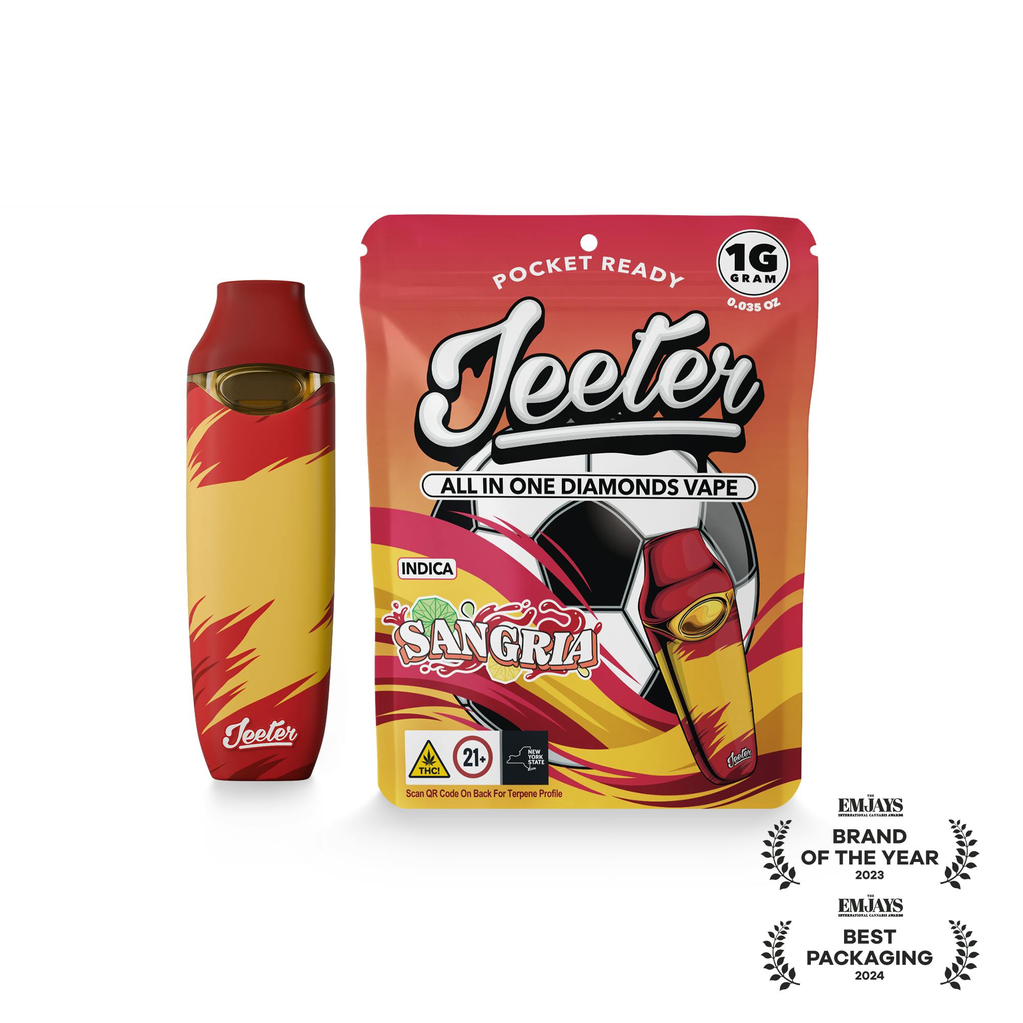 Jeeter - Jeeter WC 26 | All-In-One Diamonds Vape | Sangria - 1