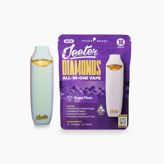 Jeeter - Jeeter | Sugar Plum | Diamonds Disposable | 1g - 1
