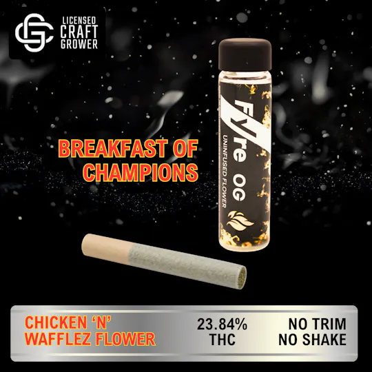 Realeaf Botanicals - Fyre OG Uninfused Chicken N Wafflez Pre-Roll 1.0g - 1