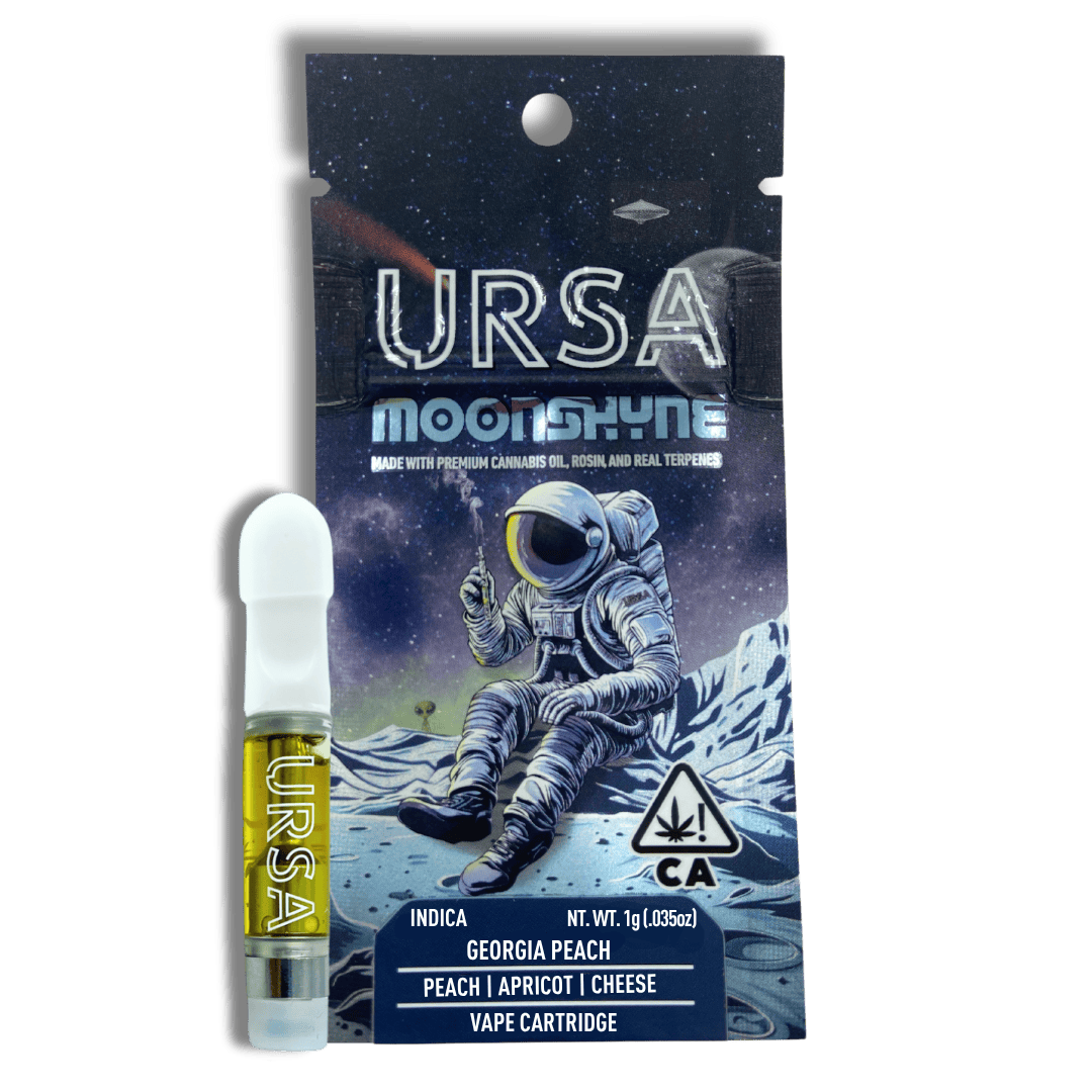 URSA Extracts - Georgia Peach | Moonshyne Live Rosin Cartridge | 1g - 1