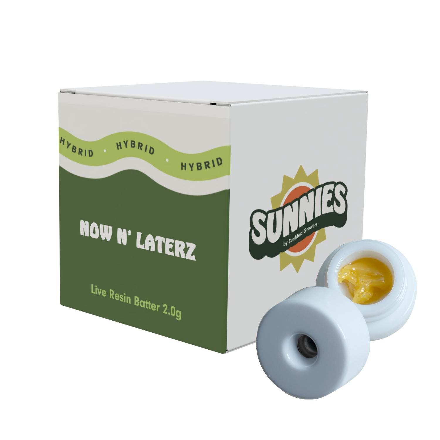SunMed Growers - Now N' Laterz Live Resin Batter 2.0g - 1