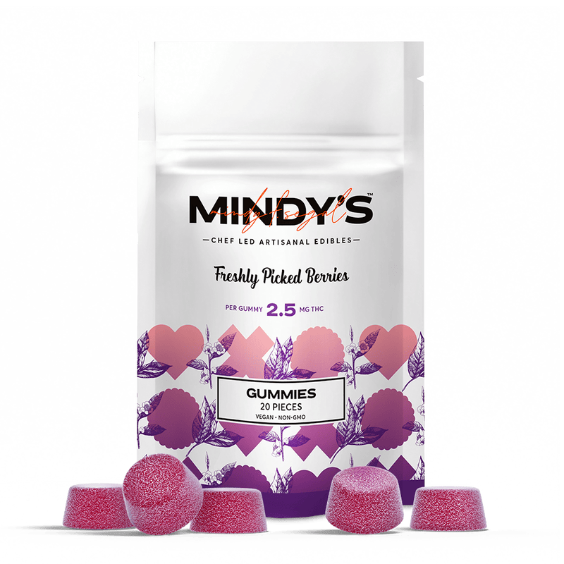Mindy’s Edibles - Freshly Picked Berries Gummies | 50mg | 20ct | 2.5mg/ea - 1