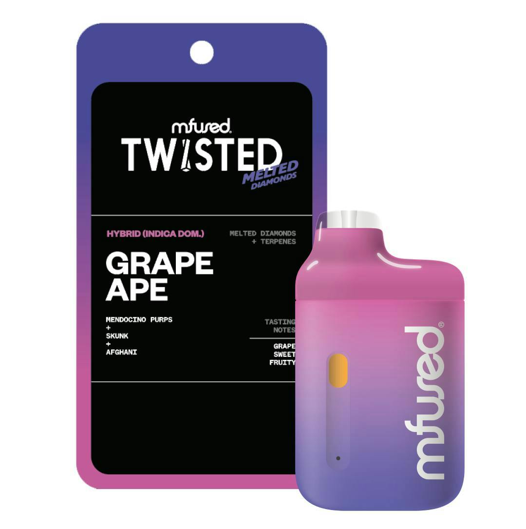 Super Fog by MFused - TWISTED Melted Diamonds Jefé - Grape Ape - 1