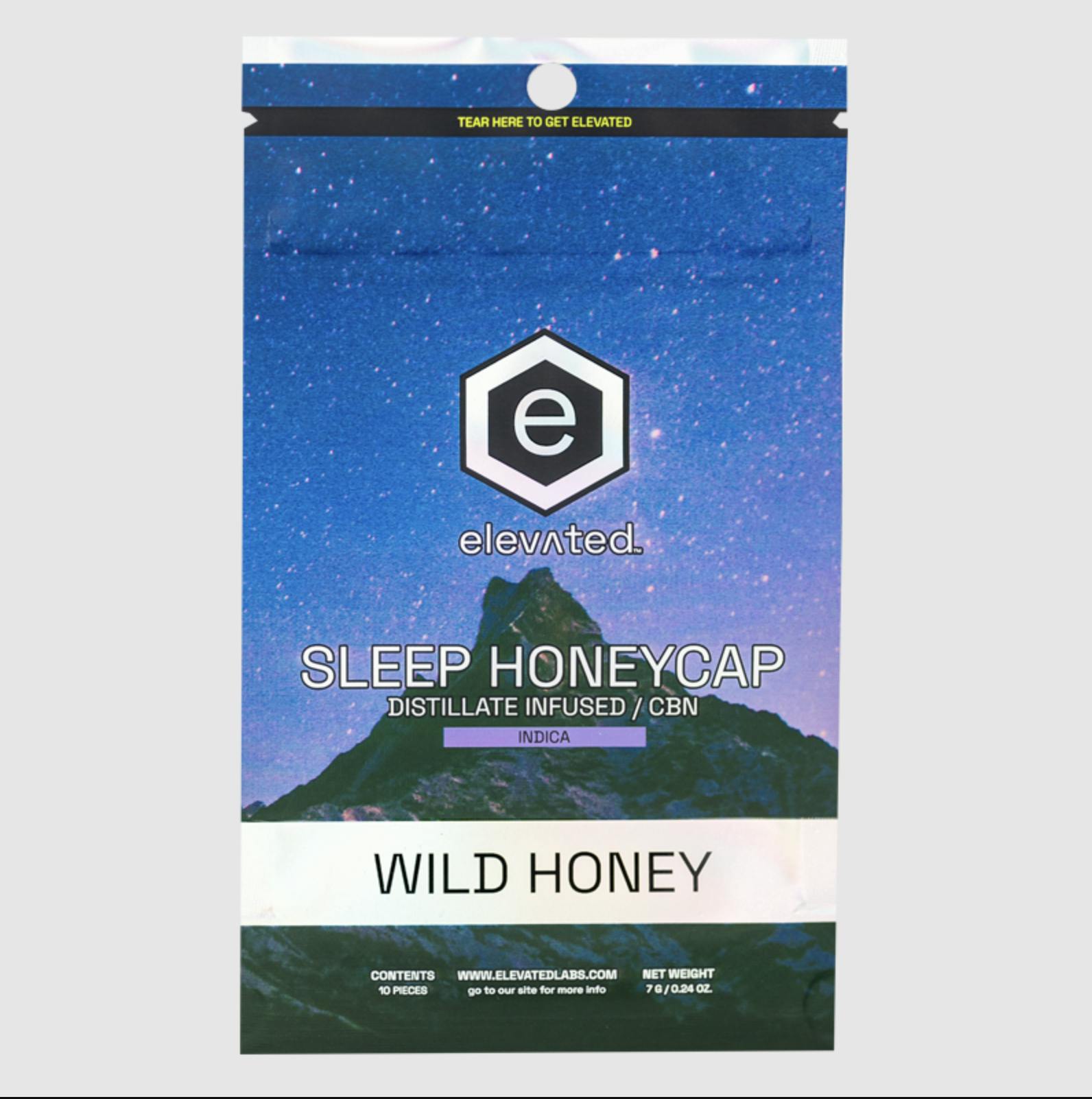 Elevated Labs - Sleep Wild Honey Caps | Indica | 500mg | 10ct | 50mg/ea - 1
