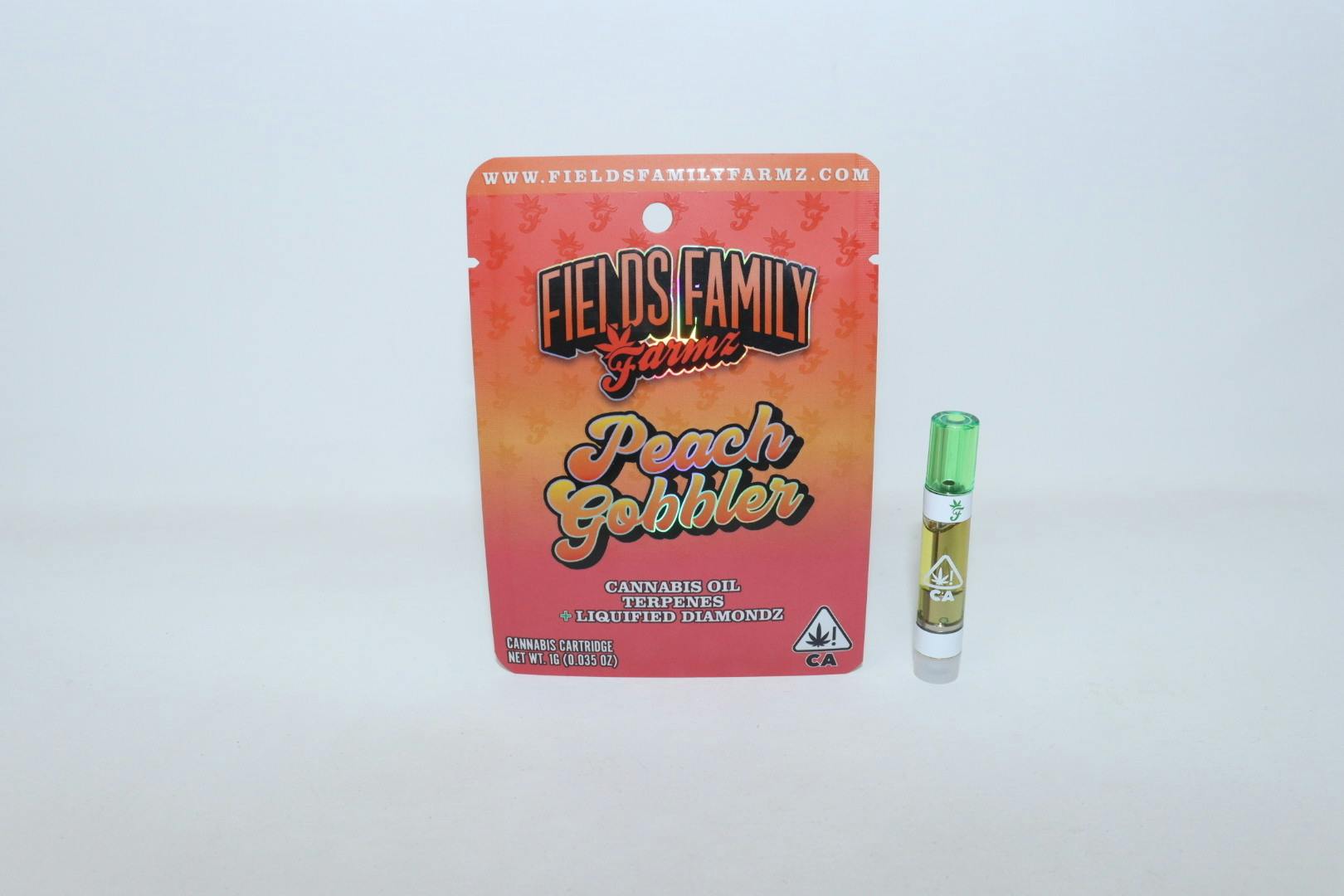 Fields Family Farmz - Peach Gobbler 1g Liquified Diamondz THC-A-Cartridge - 1
