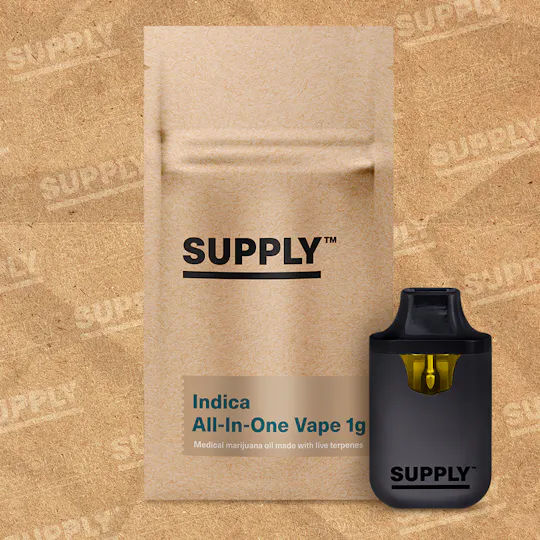 Supply Brand - Indica | All-In-One Disposable | 1g - 1