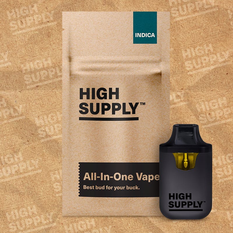 High Supply - Indica | All-In-One Disposable | 1g - 1
