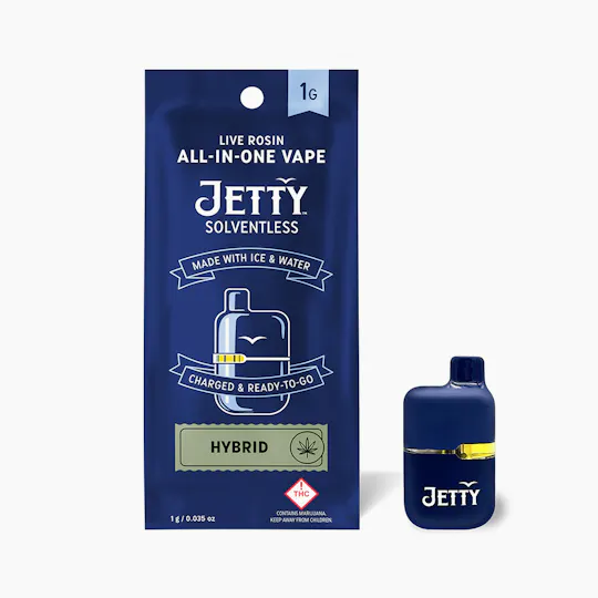 Jetty Extracts - Mini Tank | Grape Gas | Live Resin Disposable | 1g - 1