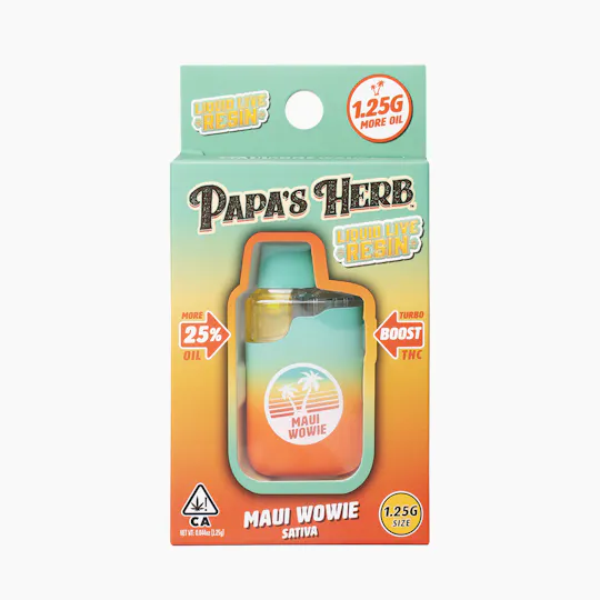 Papa's Herb - Papas Herb Liquid Live Resin Maui Wowie (1.25g) - 1