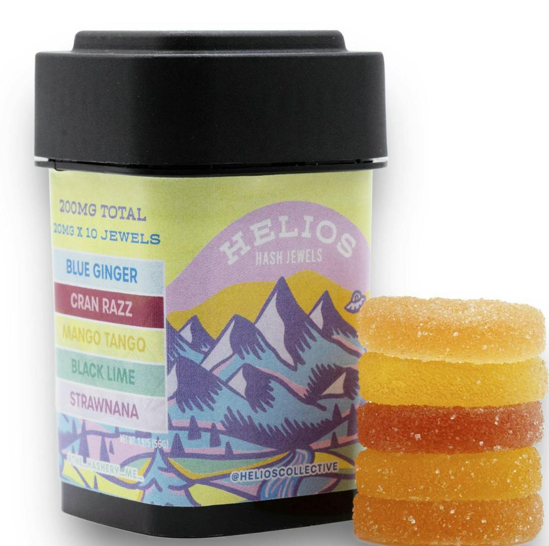 Helios Hash - Assorted Flavors | Hash Rosin Gummies | 200mg | 10ct | 20mg ea - 1