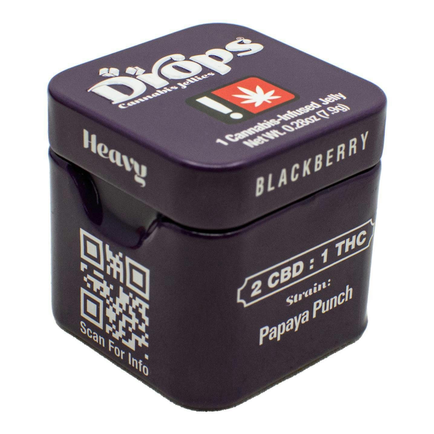 Drops - Drops | Blackberry Gummy | 300mg | 1ct | THC:CBD 200mg:100mg - 1