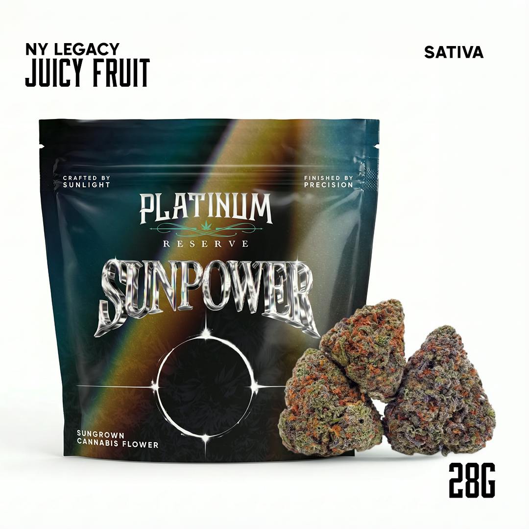 Platinum Reserve - Juicy Fruit | Sun Grown Big Buds | 28g - 1