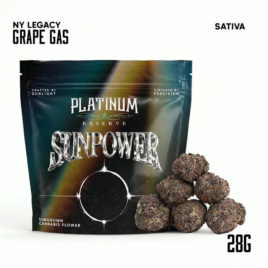 Platinum Reserve - Grape Gas | Sun Grown Big Buds | 28g - 1