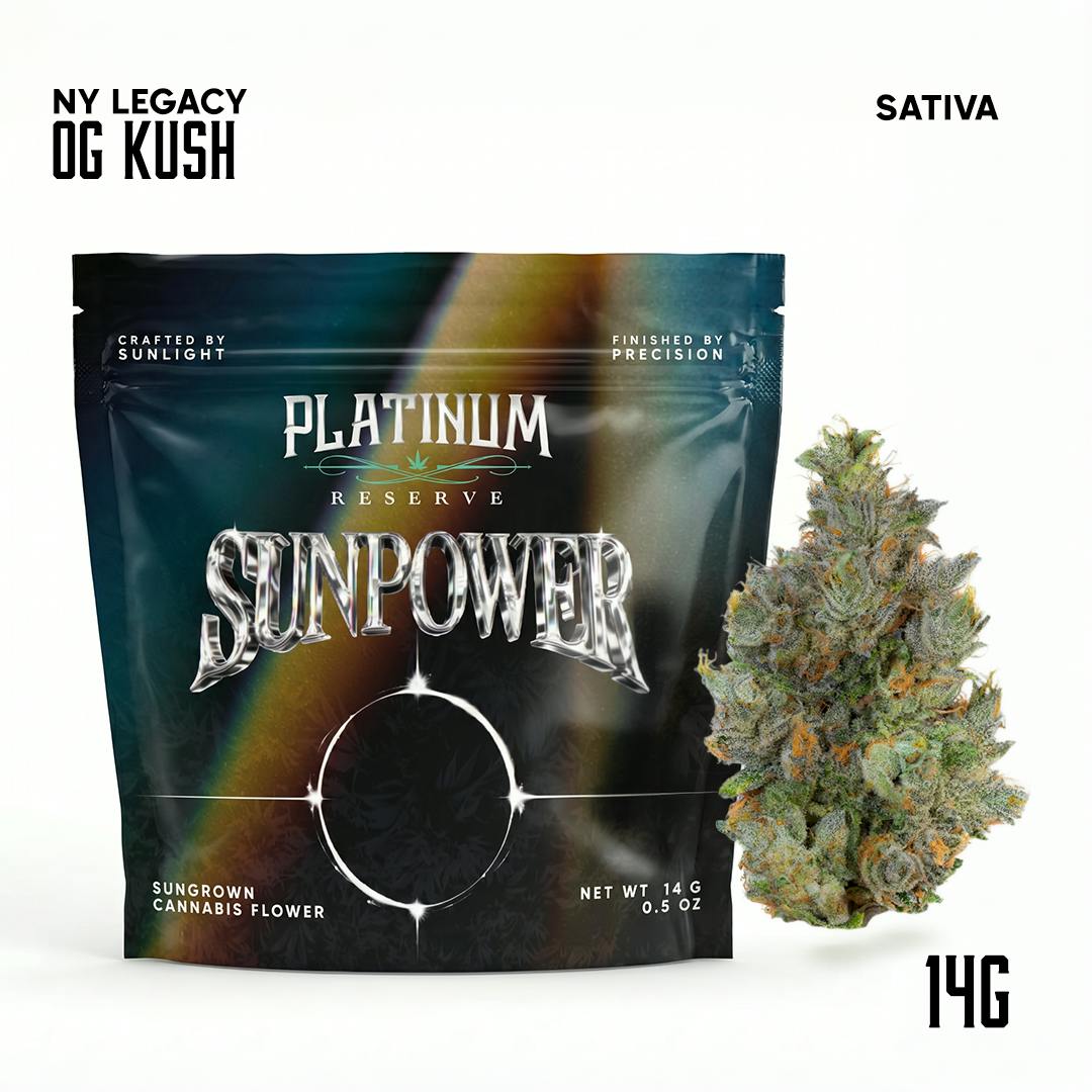 Platinum Reserve - OG Kush | Sun Grown Big Buds | 14g - 1