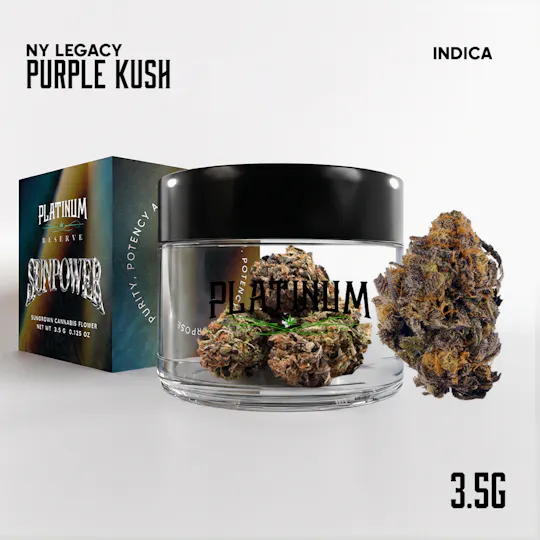 Platinum Reserve - Purple Kush | Sun Grown Big Buds | 3.5g - 1