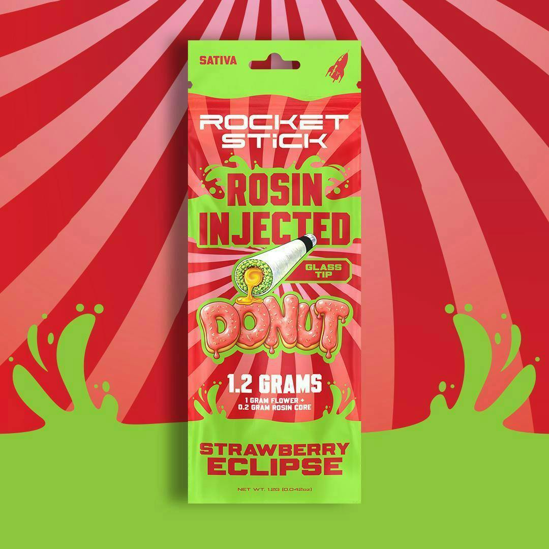 Rocket - Strawberry Eclipse | Infused Joint | 1.2g - 1
