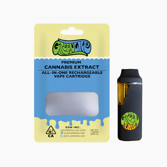 Greenline - Blackberry Kush - AIO (All-In-One) Vape - Indica - 1g - 1