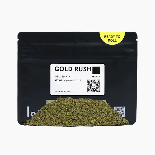 lolo - Gold Rush | Indoor Kief Infused Ready To Roll | 14g - 1