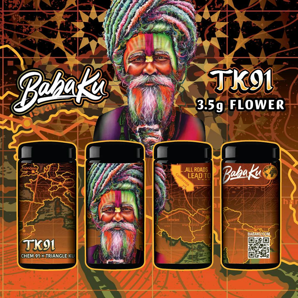 Baba Ku Farms - Baba Ku Farms | TK91 | Big Buds | 3.5g - 1