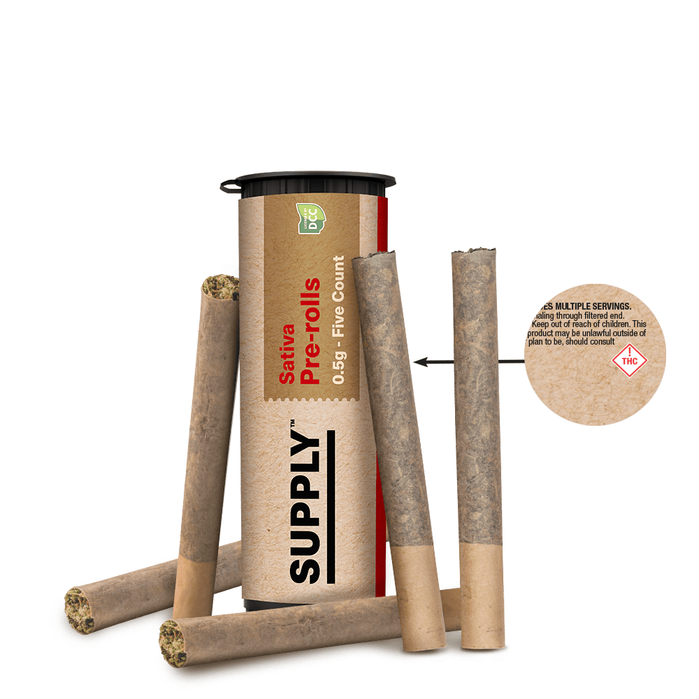 Supply Brand - Sativa | Minis | 0.5g each | 5pk - 1