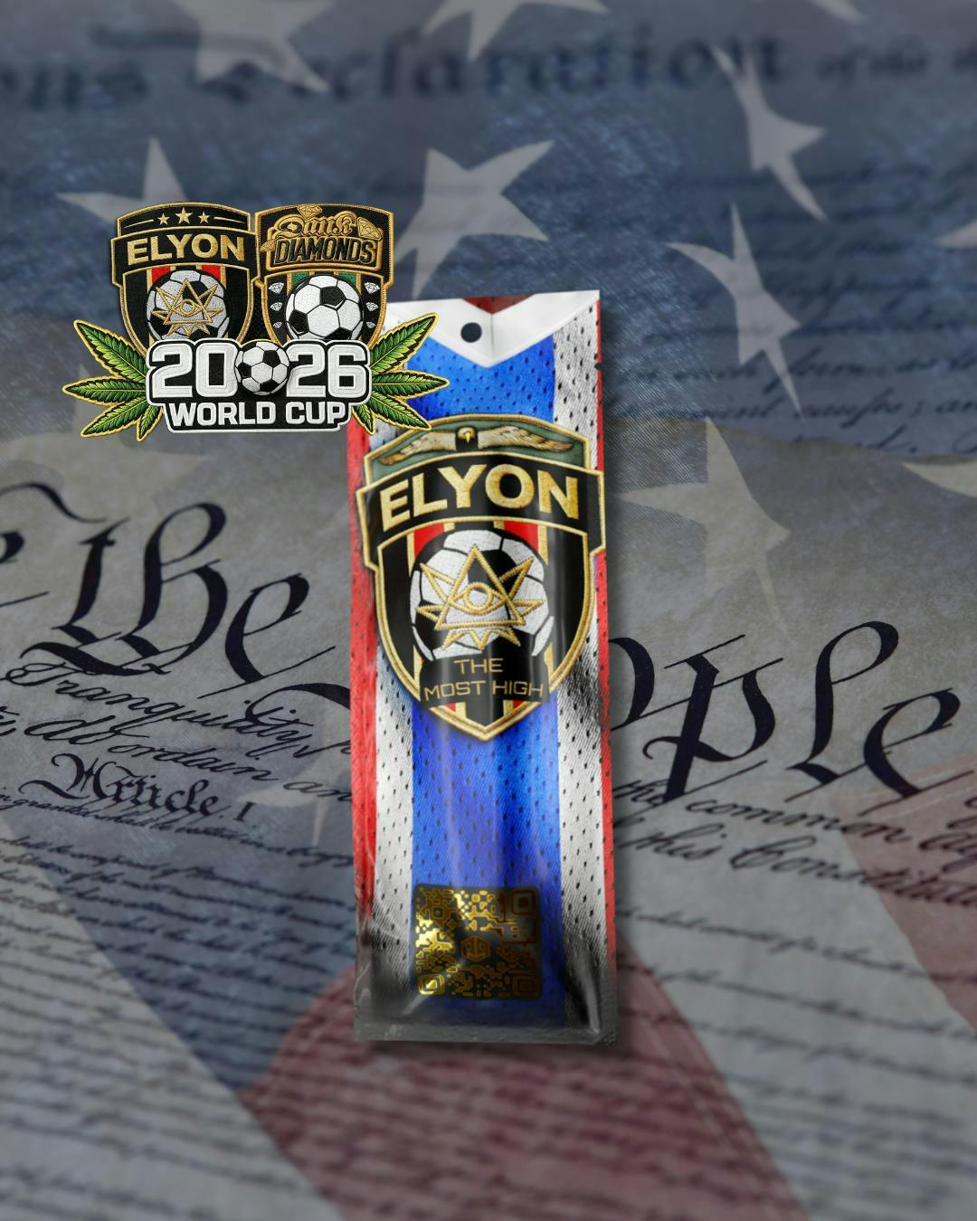 Bango Distribution - Elyon | World Cup | USA Grape Gas | Joint | 1.25g - 1