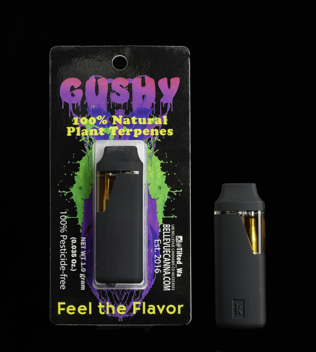 Tilted by Bellevue Cannabis Co - Tropicana Cookies | Gushy Disposable | 1g - 1