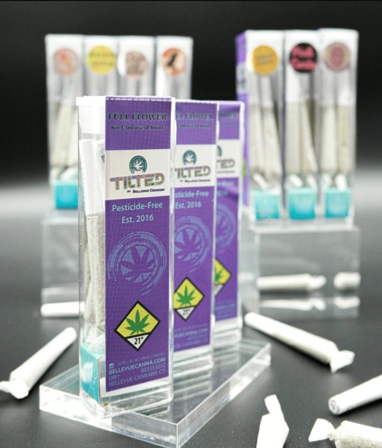 Tilted by Bellevue Cannabis Co - Ice Cream Cake | Infused Minis | 0.5g each | 6pk - 1